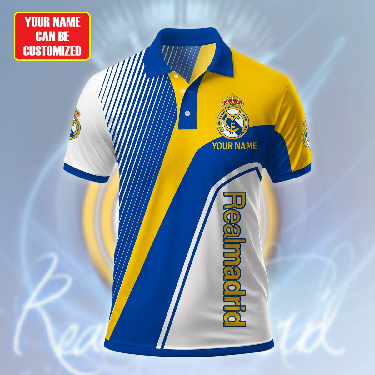 Personalized Real Madrid 3D Full Printing Set , Real Madrid Shirt , Hoodie , Short , Polo ,hawaii V1