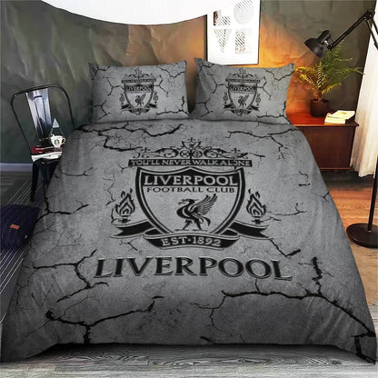 Liverpool Wall All Over Printed Bedding Set