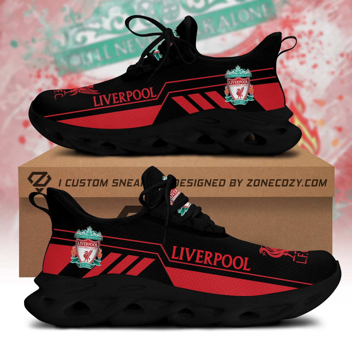 Liverpool V4 Chunky Custom Sneaker