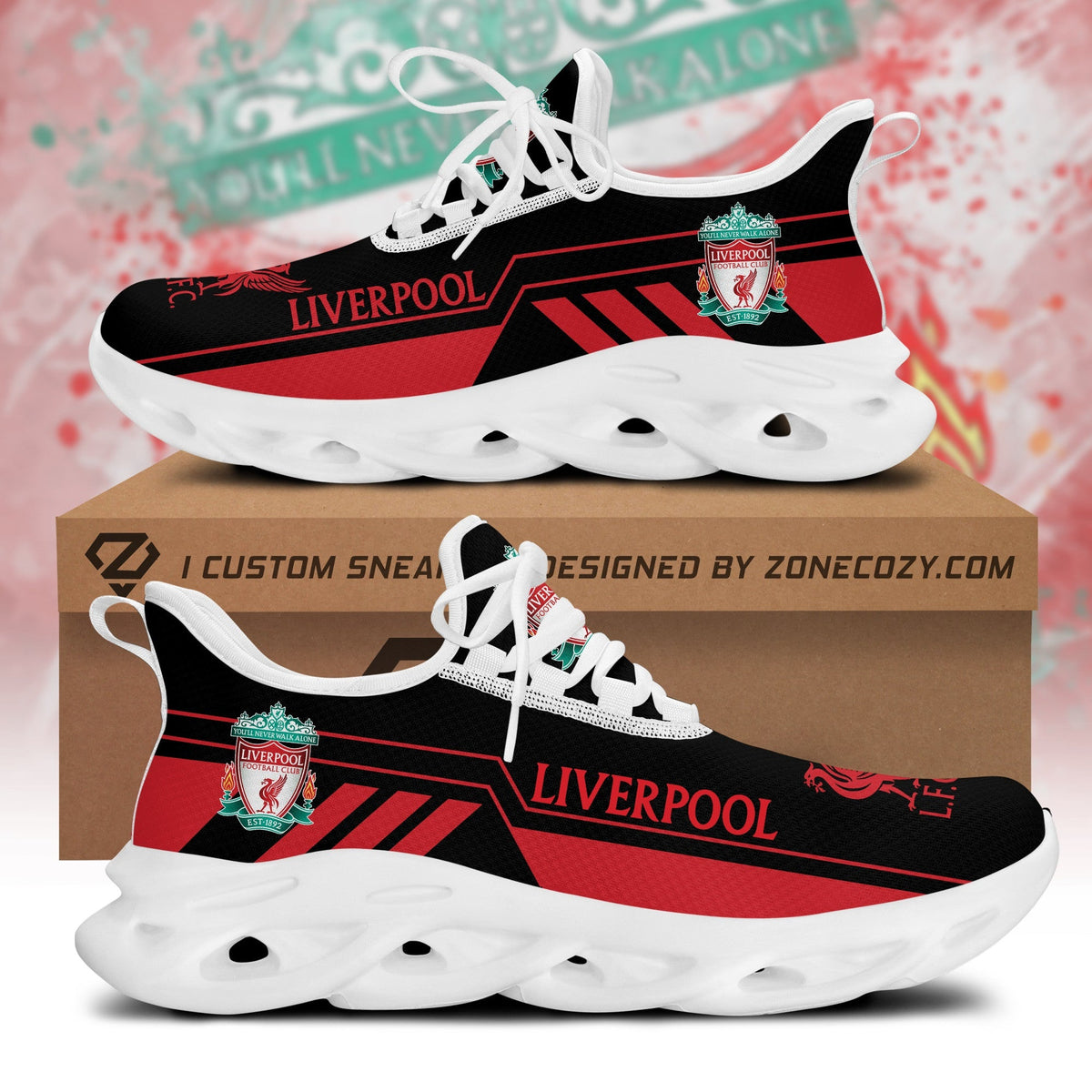 Liverpool V4 Chunky Custom Sneaker