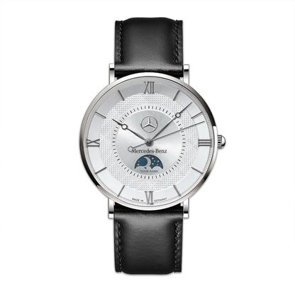 Personalized Mercedes Germany Quartz Leather Watch