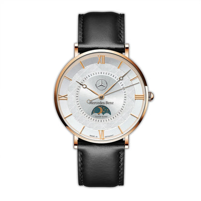 Personalized Mercedes Germany Quartz Leather Watch