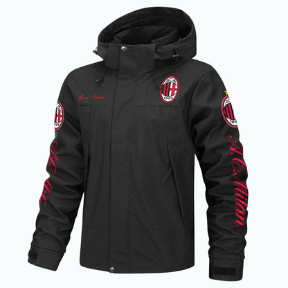 AC Milan Outdoor Sports Wind & Waterproof Drawstring Jacket