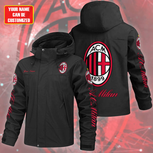 AC Milan Outdoor Sports Wind & Waterproof Drawstring Jacket