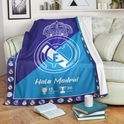 Real Madrid 3D Fleece Blanket