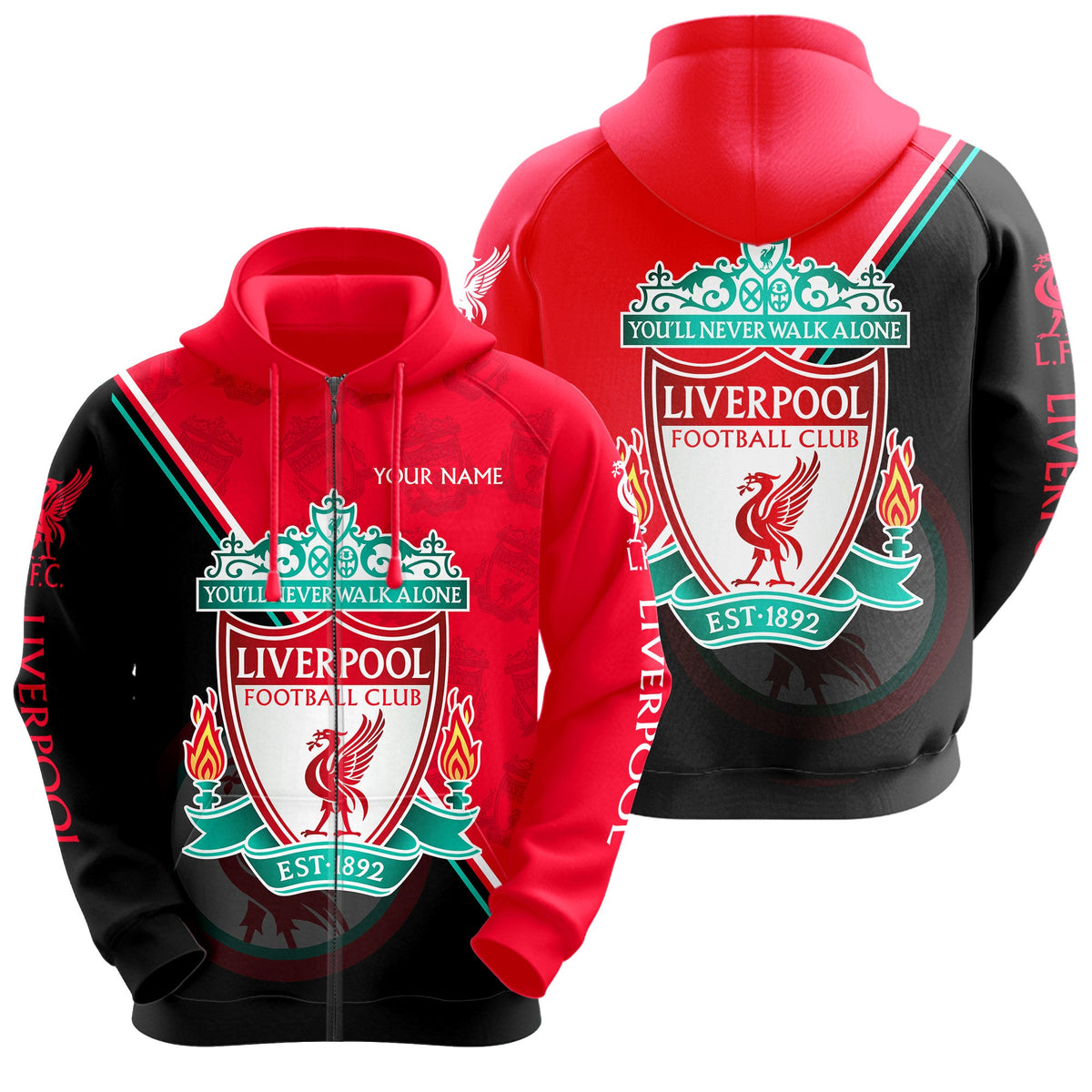 Personalized LVP Q4 3D All over Printed Hoodie and Sweatpants set