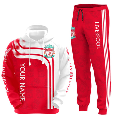 Personalized Liverpool Q5 3D All over Printed Hoodie and Sweatpants set