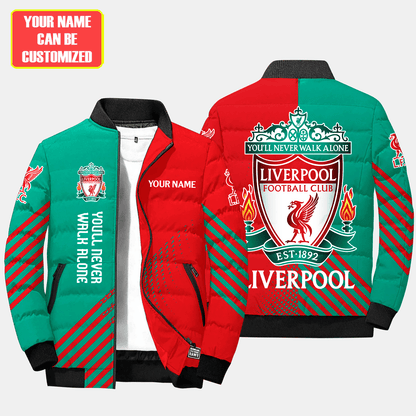 Personalized Liverpool Puffer Jacket v2 3D