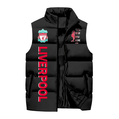 Liverpool Love Sleeveless Windproof Puffer Jacket