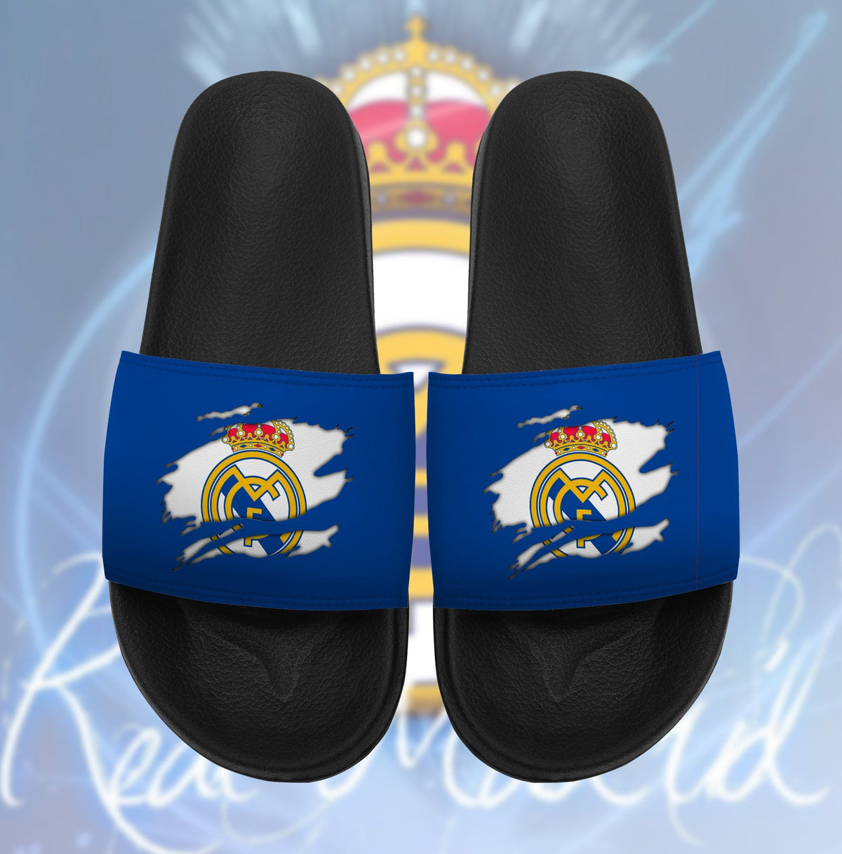 Real Madrid Tear Custom Leather Sandals