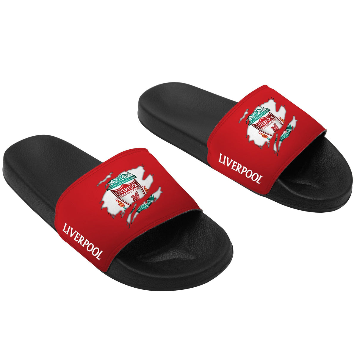 Liverpool Tear Custom Leather Sandals
