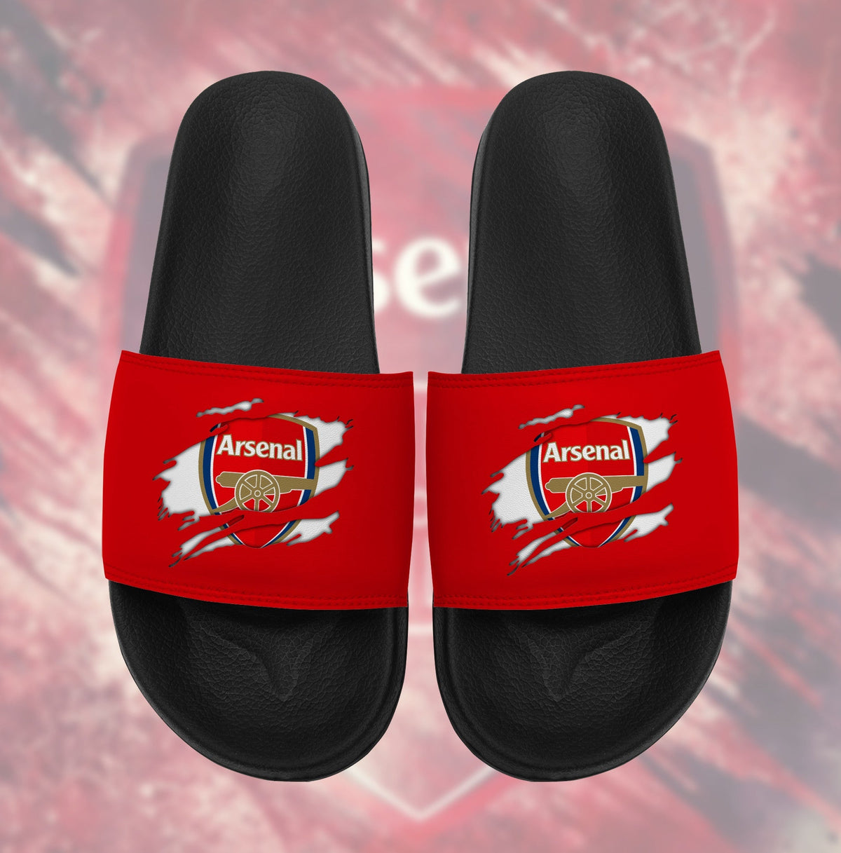 Arsenal Tear Custom Leather Sandals