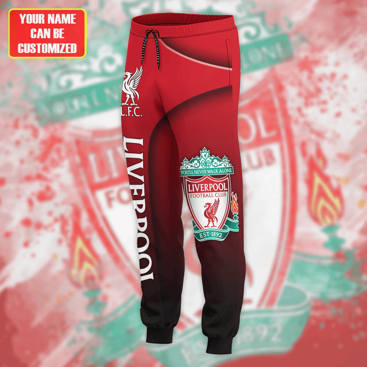 Personalized Liverpool 3D All over Printed Hoodie and Sweatpants set V11
