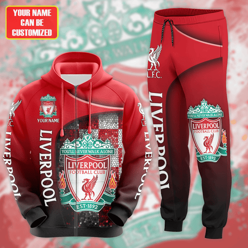 Personalized Liverpool 3D All over Printed Hoodie and Sweatpants set V11
