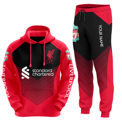 Personalized Liverpool 3D All over Printed Hoodie and Sweatpants set V13