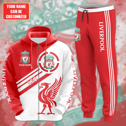 Personalized Liverpool 3D All over Printed Hoodie and Sweatpants set V15