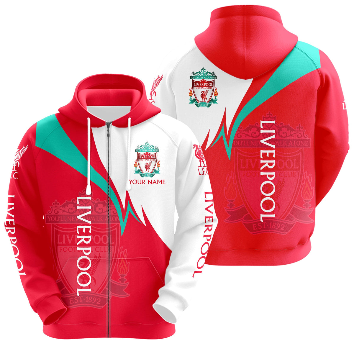 Personalized Liverpool Q11 3D All over Printed Hoodie and Sweatpants set