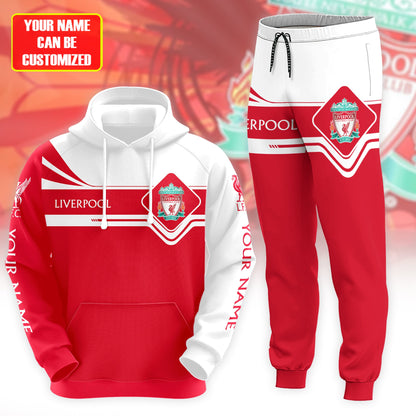 Personalized Liverpool 3D All over Printed Hoodie and Sweatpants set V17