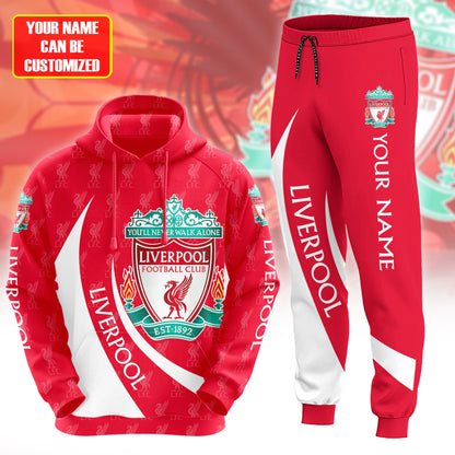 Personalized Liverpool 3D All over Printed Hoodie and Sweatpants set V20