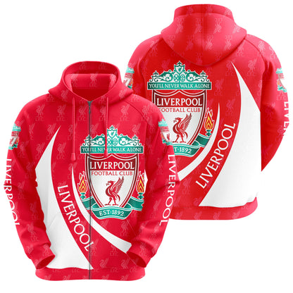 Personalized Liverpool 3D All over Printed Hoodie and Sweatpants set V20