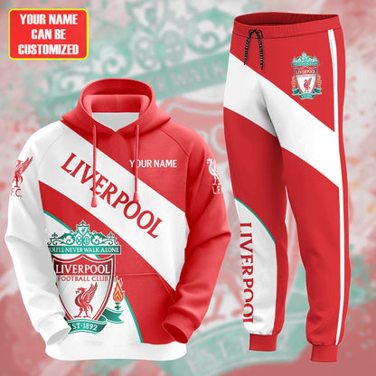 Personalized Liverpool 3D All over Printed Hoodie and Sweatpants set V22