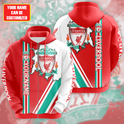Personalized Liverpool 3D All over Printed Hoodie and Sweatpants set V24