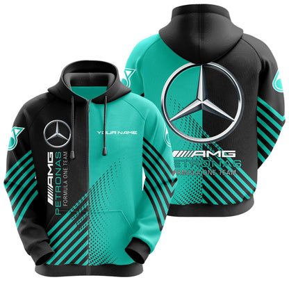 Personalized Merc AMG Petronas 3D All over Printed Hoodie and Sweatpants set