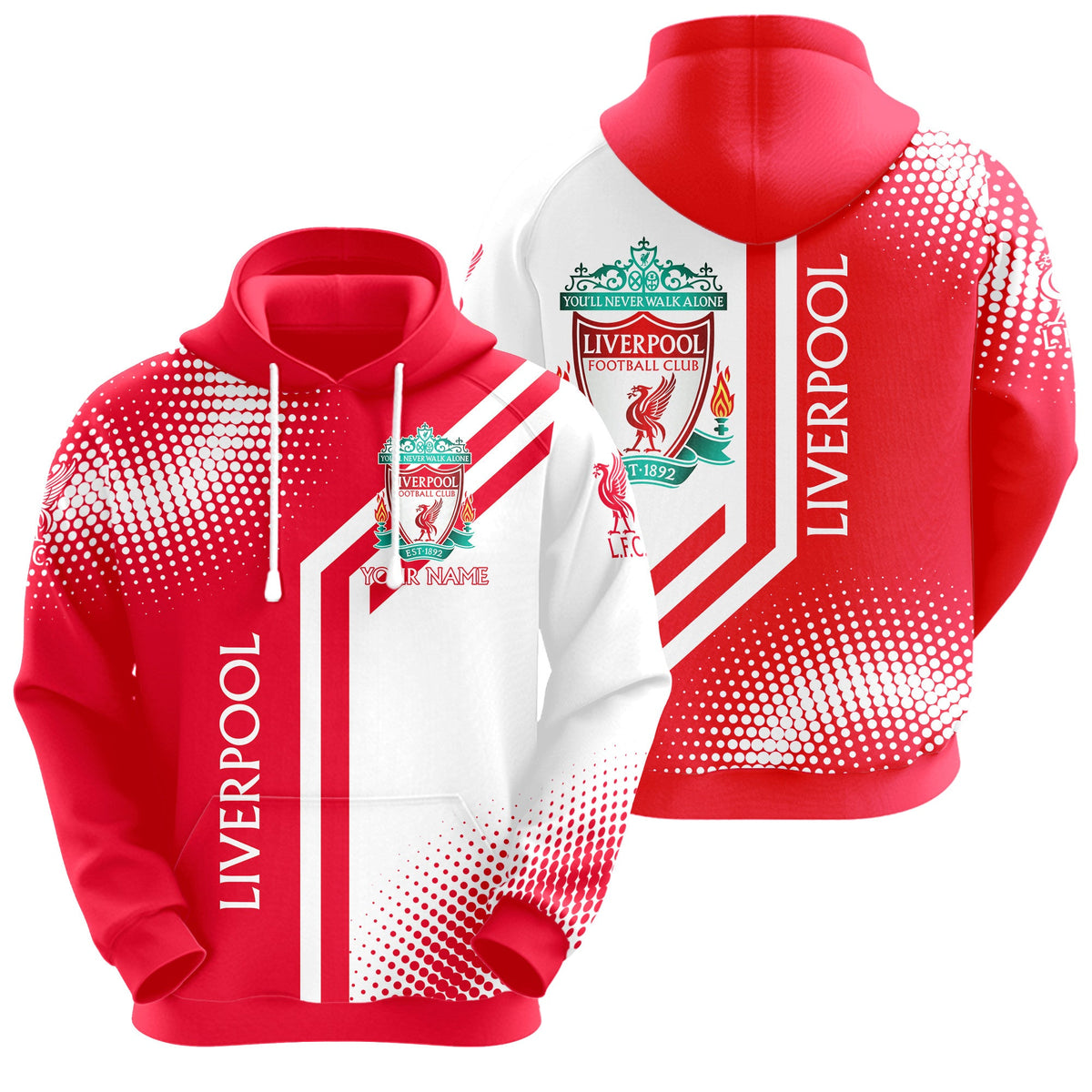 Personalized Liverpool 3D All over Printed Hoodie and Sweatpants set V26