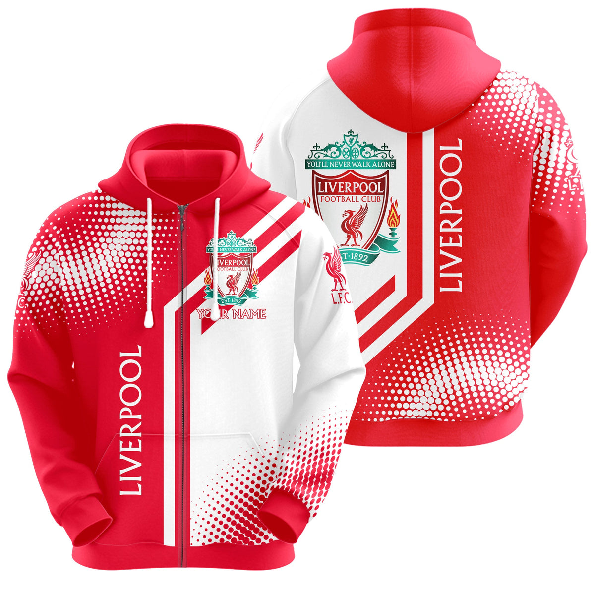 Personalized Liverpool 3D All over Printed Hoodie and Sweatpants set V26