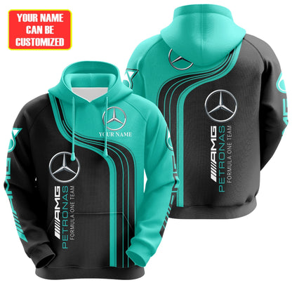 Personalized Merc AMG Petronas Q4 3D All over Printed Hoodie and Sweatpants set