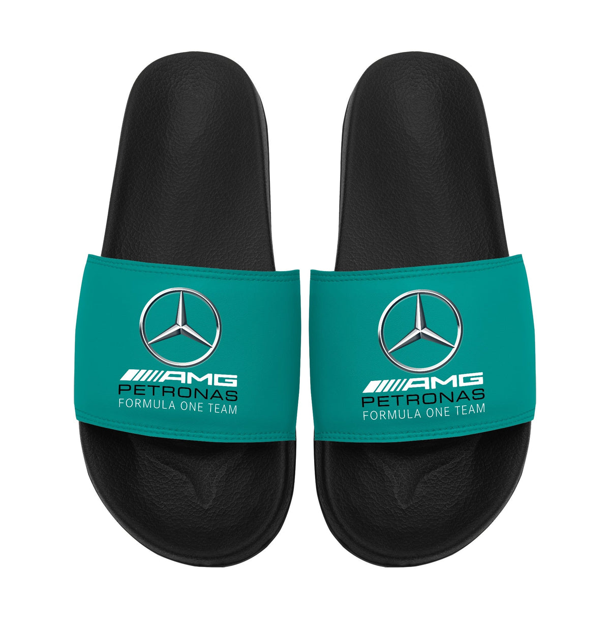 Merc AMG Petronas Custom Leather Sandals