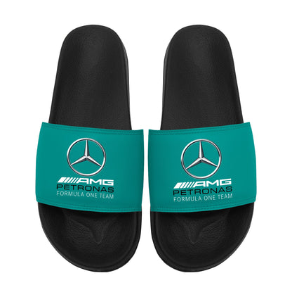 Merc AMG Petronas Custom Leather Sandals