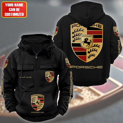 Personalized Pors Retro Cotton Hoodie