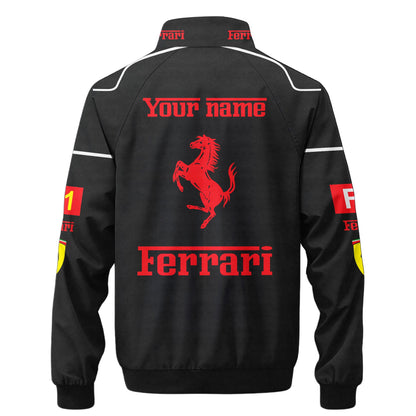 SF F1 Racing Zipper Stand Collar Jacket 3D