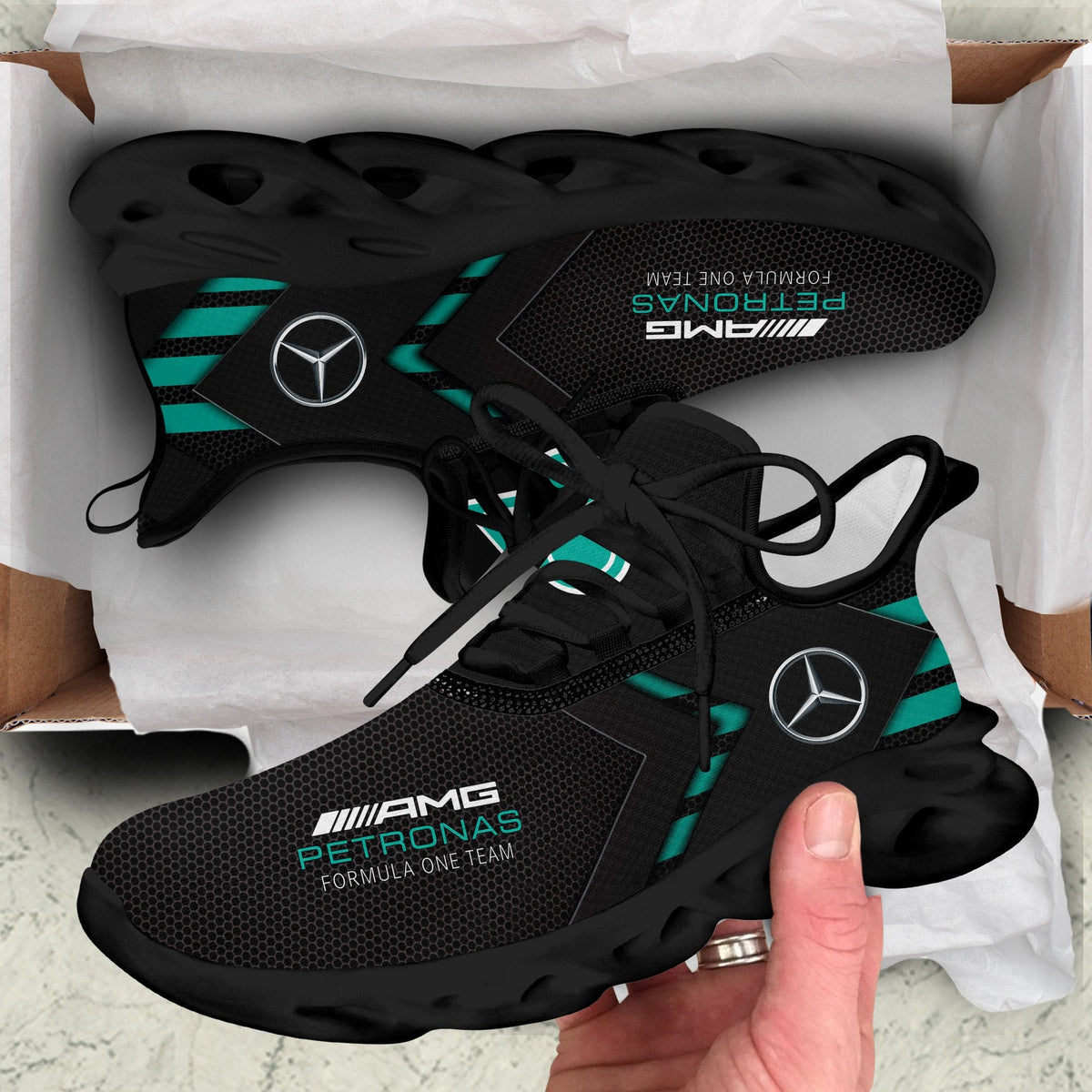 Merc AMG Petronas Chunky Custom Sneaker