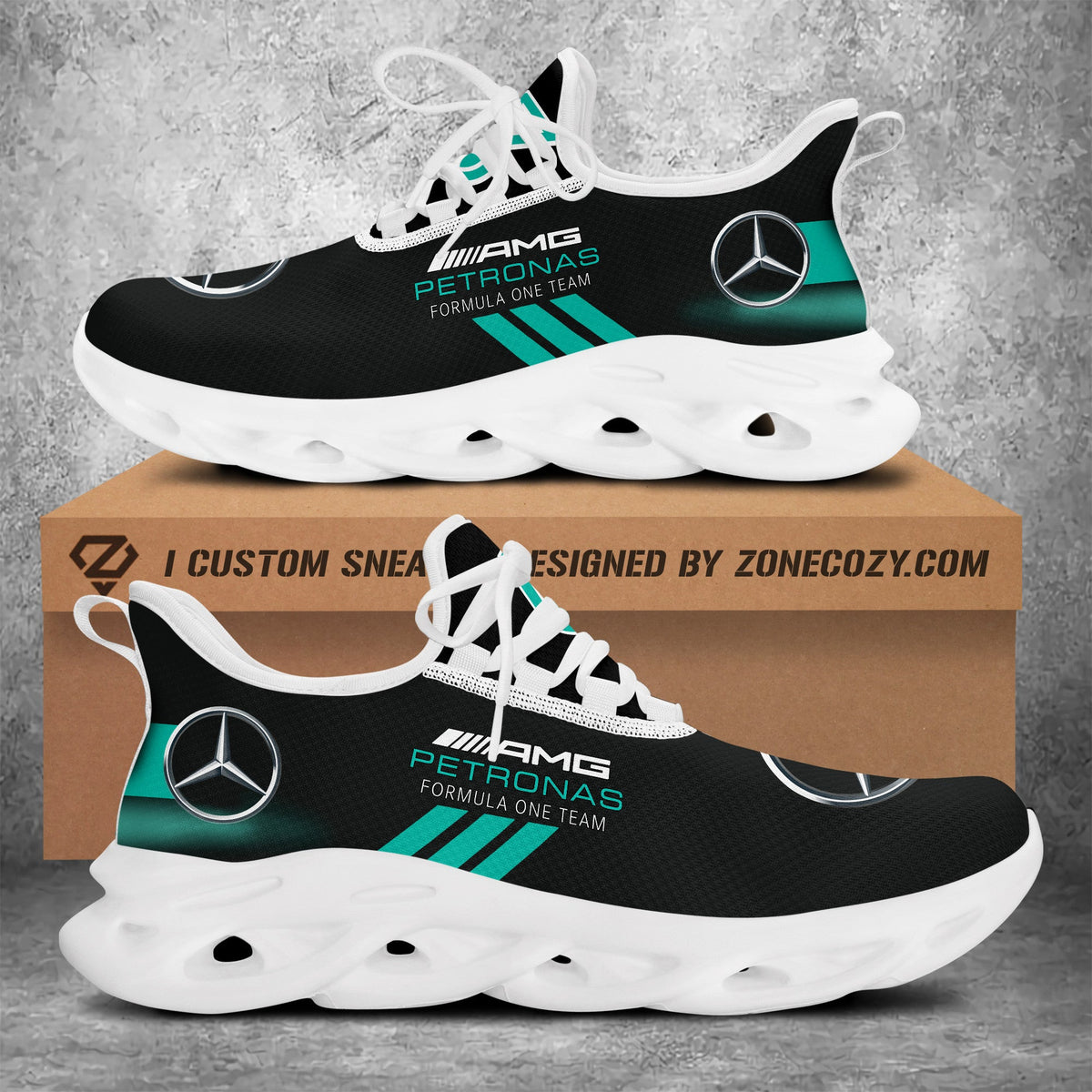 Merc AMG Petronas Chunky Custom Sneaker V2