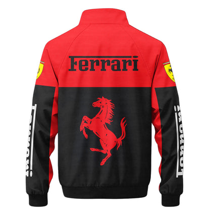 SF F1 Racing Zipper Stand Collar Jacket 3D V2