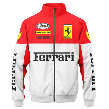 SF F1 Racing Zipper Stand Collar Jacket 3D V2