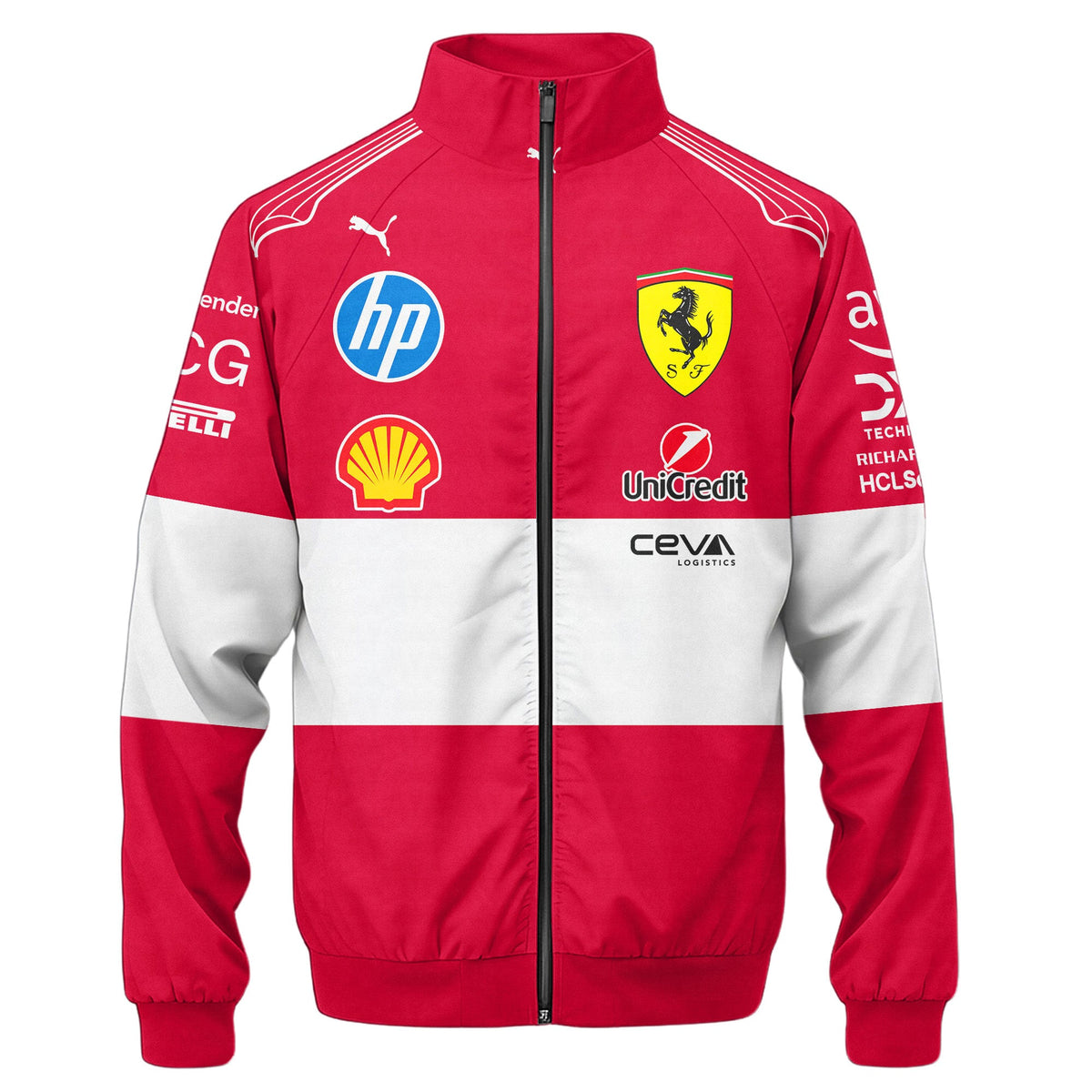 SF Racing Zipper Stand Collar Jacket 3D V3