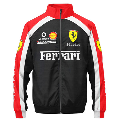 SF F1 Racing Zipper Stand Collar Jacket 3D V3
