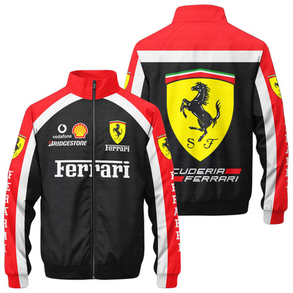 SF F1 Racing Zipper Stand Collar Jacket 3D V3