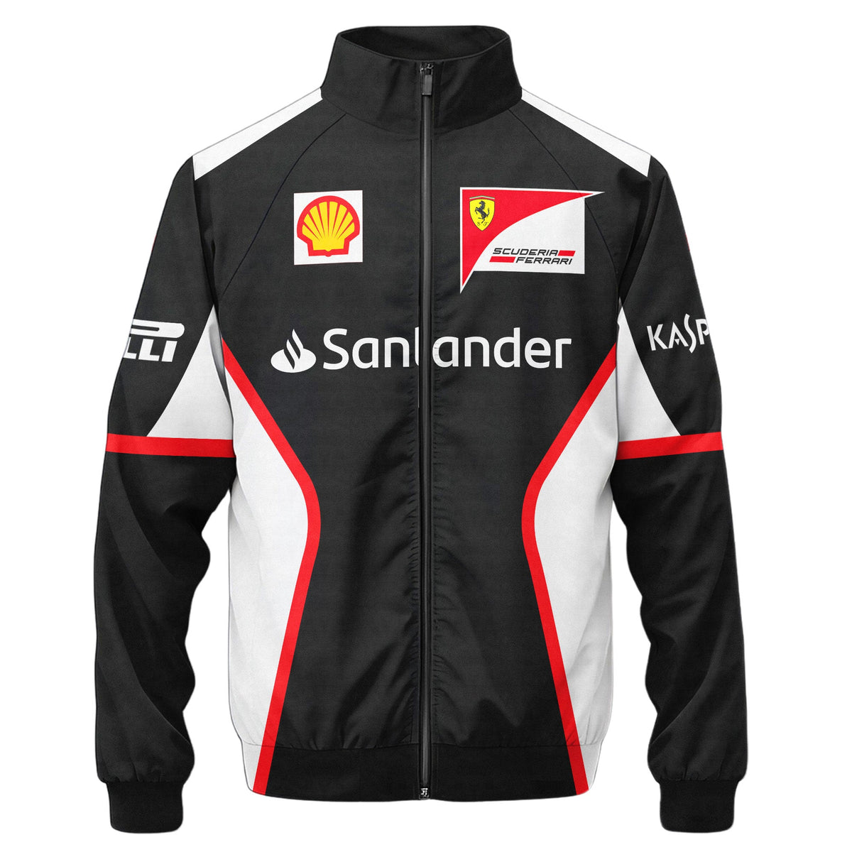 SF F1 Racing Zipper Stand Collar Jacket 3D V4