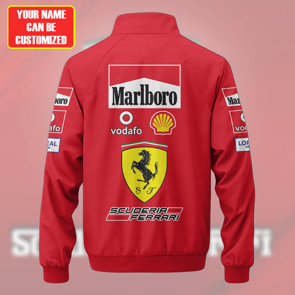 SF F1 Racing Zipper Stand Collar Jacket 3D V6