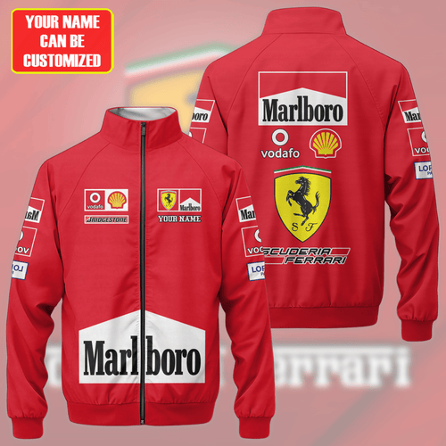 SF F1 Racing Zipper Stand Collar Jacket 3D V6