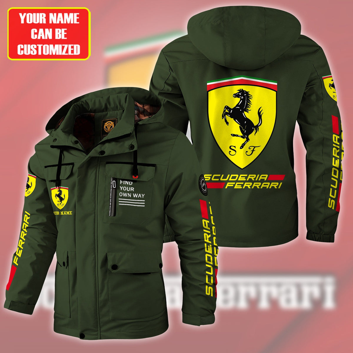SF Windbreaker Hooded Jacket