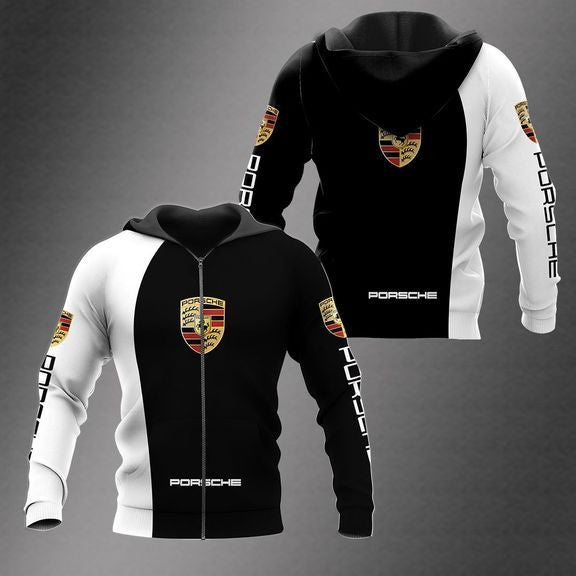 Pors 3D Full Printing Set , Pors Racing Shirt , Zipper Polo, Hoodie , Short , Polo ,hawaii V5