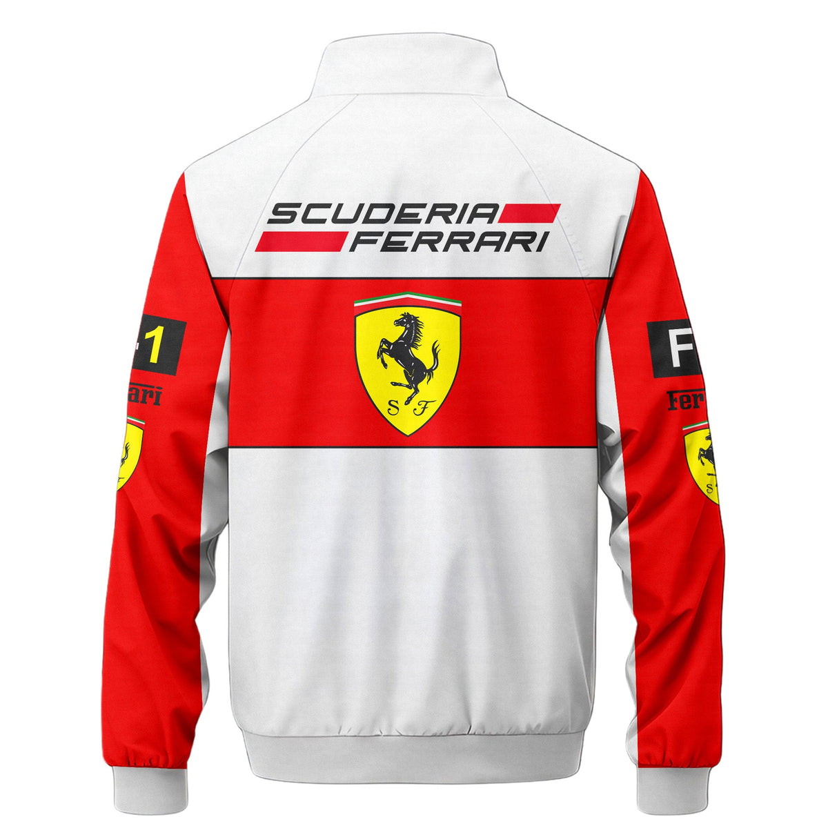 SF F1 Racing Zipper Stand Collar Jacket 3D V9