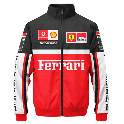 SF F1 Racing Zipper Stand Collar Jacket 3D V10