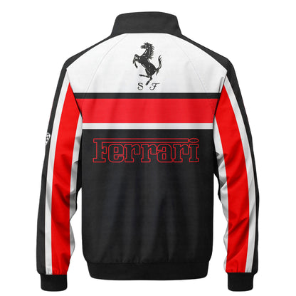 SF F1 Racing Zipper Stand Collar Jacket 3D V11