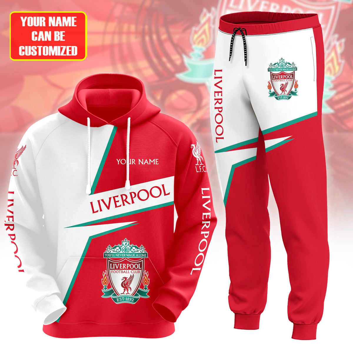 Personalized Liverpool 3D All over Printed Hoodie and Sweatpants set V28